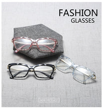 Load image into Gallery viewer, Women Metal Legs Brand Designer Eyeglasses Optical Acetate Rim Spectacles for Women Eyewear Glasses Frame Fashion Styles
