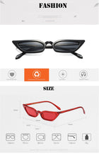 Load image into Gallery viewer, 2022 New Women Cateye Vintage Red Sunglasses Brand Designer Retro Points Sun Glasses superstar Female Lady Eyeglass Cat Eye