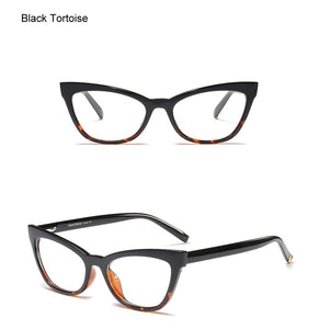 Ralferty Cat Eye Glasses Women Retro Transparent Clear Myopia Optic Frame Eyeglasses  Eyewear spectacle oculo de grau F95175