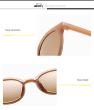 Load image into Gallery viewer, Small Round Sunglasses Women fashion Brand Designer Vintage Sun Glasses Ladies Shades Eyewear Mirror