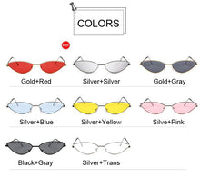 Load image into Gallery viewer, Cute Sexy Cat Eye Sunglasses Women Retro Small Black Red Pink Cateye Sun Glasses Female Vintage Shades For Women