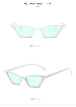 Load image into Gallery viewer, New  Cat Eye Sunglasses Women Small Vintage Brand Designer Sun Glasses Retro Yellow ladies Sunglass  Eyewear Female Shades