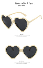 Load image into Gallery viewer, Love Heart Sunglasses Women 2022 Fashion cute sexy retro Cat Eye Vintage cheap Sun Glasses red purple tea UV400 Lens female