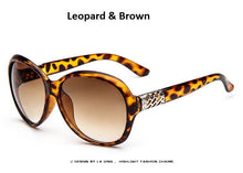 Load image into Gallery viewer, Brand Designer Sunglasses Women  Fashion Decorative Large Frame Sun Glasses Europe and  United States Retro Sunglasses