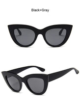 Load image into Gallery viewer, New Retro Fashion Sunglasses Women Brand Designer Vintage Cat Eye Black Sun Glasses Female Lady UV400 Oculos