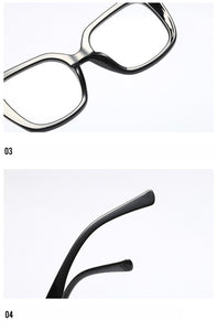 mimiyou Leopard Acetate Square Glasses Frame Women Retro Optical Eyewear Men Eyeglasses Frame Clear UV400 Brand Designer oculos