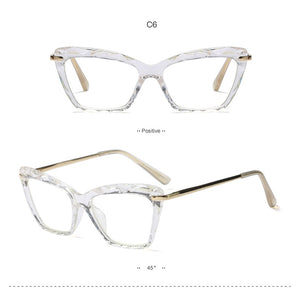 Women Metal Legs Brand Designer Eyeglasses Optical Acetate Rim Spectacles for Women Eyewear Glasses Frame Fashion Styles