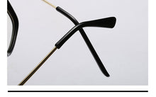 Carica l&#39;immagine nel visualizzatore di Gallery, Women Metal Legs Designer Optical Eyeglasses Prescription Acetate Rim Spectacles for Women Eyewear Glasses Frame Fashion Styles