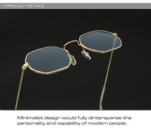 Load image into Gallery viewer, Hexagon Yellow Sunglasses Women Retro Brand Designer Classic Sun Glasses For womenLuxury Ladies Sunglasses Mirror Female Oculos