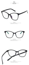 Carica l&#39;immagine nel visualizzatore di Gallery, Cat Eye glasses Frame Women Retro Black Clear Optical Glasses Frame Spectacle Gafas oculos eyewear Transparent fake glasses 2022