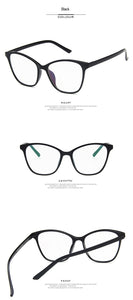 Cat Eye glasses Frame Women Retro Black Clear Optical Glasses Frame Spectacle Gafas oculos eyewear Transparent fake glasses 2022