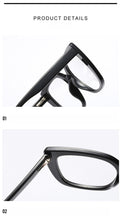 Load image into Gallery viewer, mimiyou Leopard Acetate Square Glasses Frame Women Retro Optical Eyewear Men Eyeglasses Frame Clear UV400 Brand Designer oculos