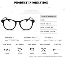 Load image into Gallery viewer, Spectacle Classic Women Round Eyeglasses Frame Brand Designer Men Nail Decoration Optical Glasses Reading Glasses