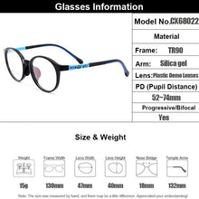 Load image into Gallery viewer, Gmei Optical Cute Designer Kids Glasses Ultra-light Flexible TR90 Silica Gel Comfortable Full Rim Kids Eyeglass Frames CX68022