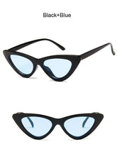 Load image into Gallery viewer, New Retro Fashion Sunglasses Women Brand Designer Vintage Cat Eye Black White Sun Glasses Female Lady UV400 Oculos