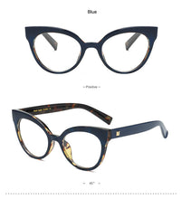 Carica l&#39;immagine nel visualizzatore di Gallery, Woman Optical Eyeglasses Metal Legs and Acetate Rim Spectacles for Women Prescription Eyewear Glasses Frame Cat-Eye Style
