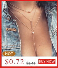 Load image into Gallery viewer, 17KM Multilayer Crystal Moon Necklaces &amp; Pendants For Women Vintage Charm Gold Choker Necklace 2020 Bohemian Jewelry Wholesale