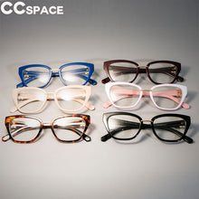 Carica l&#39;immagine nel visualizzatore di Gallery, Rhinestone Cat Eye Glasses Frames Women Diamond Decoration Styles Optical Fashion Computer Glasses