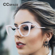 Carica l&#39;immagine nel visualizzatore di Gallery, Anti-blue Light Optical Sexy Red Cat Eye Glasses Frames Women Glasses Fashion EyeGlasses
