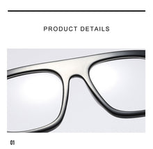 Load image into Gallery viewer, Acetate Square Glasses Frame Men Retro Metal Optical Eyewear Women Eyeglasses Frame Clear UV400 Brand Designer oculos