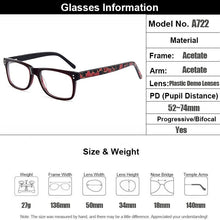 Load image into Gallery viewer, Gmei Optical Classical Square Acetate Full Rim Optical Glasses Frames Women Myopia Presbyopia Eyewear With Spring Hinges A722