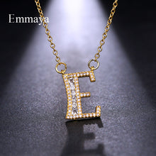 Load image into Gallery viewer, Emmaya Letters Chain Pendants Necklaces Women&#39;s Zircon Hip Hop Jewelry With Gold Tennis Chain Party Wedding Gift