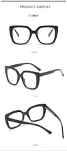 Load image into Gallery viewer, mimiyou Leopard Acetate Square Glasses Frame Women Retro Optical Eyewear Men Eyeglasses Frame Clear UV400 Brand Designer oculos