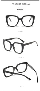 mimiyou Leopard Acetate Square Glasses Frame Women Retro Optical Eyewear Men Eyeglasses Frame Clear UV400 Brand Designer oculos