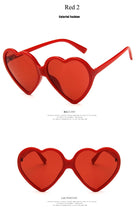 Load image into Gallery viewer, Love Heart Sunglasses Women 2022 Fashion cute sexy retro Cat Eye Vintage cheap Sun Glasses red purple tea UV400 Lens female