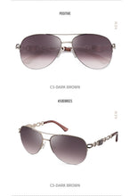 Carica l'immagine nel visualizzatore di Gallery, Pink Sunglasses Women 2022 Pilot Vintage Female Sun Gasses UV 400 White Shades Zonnebril Dames Oculos Feminino De Sol