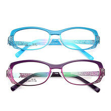 Load image into Gallery viewer, Gmei Optical Women Oval Ultralight TR90 &amp; Alloy Full Rim Optical Glasses Frames For Myopia and Presbyopia Spectacles M064