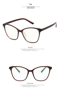 Cat Eye glasses Frame Women Retro Black Clear Optical Glasses Frame Spectacle Gafas oculos eyewear Transparent fake glasses 2022