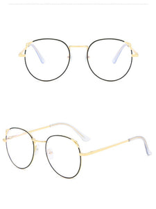 Cat Eye Myopia Glasses With Degree Women Metal Frame PC Lens Nearsighted Glasses Female 0 -0.5 -1.0 -1.5 -2.0 -2.5 -3.0 To -6.0