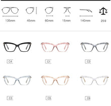 Load image into Gallery viewer, Women Fashion Diamond style frame Square Glasses Frames Optical Computer Glasses