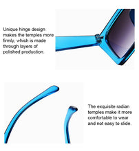 Carica l'immagine nel visualizzatore di Gallery, Occhiali da sole quadrati alla moda Donna Designer Luxury Uomo/Donna Occhiali da sole Cat Eye Classic Vintage UV400 Oculos De Sol da esterno 