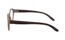 Load image into Gallery viewer, NEW Round Wood Glasses Frames Men Clear Lens Prescription eyeglass Frames Computer Reading Glasses Women With Box FT3008