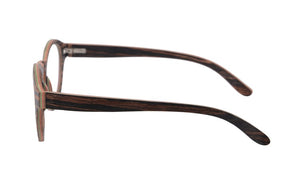 NEW Round Wood Glasses Frames Men Clear Lens Prescription eyeglass Frames Computer Reading Glasses Women With Box FT3008