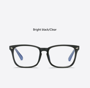 Sexy Purple Spectacle Frame Square Glasses Frame Clear Lens Myopia Nerd Black Sunglasses Fake Designer Eyeglasses Frames Women