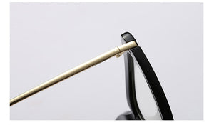 Women Metal Legs Designer Optical Eyeglasses Prescription Acetate Rim Spectacles for Women Eyewear Glasses Frame Fashion Styles