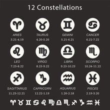 Load image into Gallery viewer, 12 Zodiac Sign Constellations Pendants Necklaces For Women Men 585 Rose Gold Male Jewelry Fashion Birthday Gifts GPM16