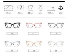 Load image into Gallery viewer, Women Metal Legs Brand Designer Eyeglasses Optical Acetate Rim Spectacles for Women Eyewear Glasses Frame Fashion Styles