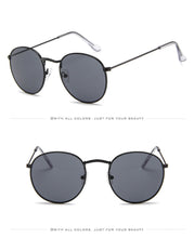 Load image into Gallery viewer, Retro oval sunglasses Women/Men  brand designer vintage small black Red Yellow  shades sun glasses Oculos De Sol