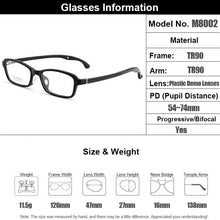 Load image into Gallery viewer, Gmei Optical Urltra-Light TR90 Students&#39; Full Rim Optical Eyeglasses Frames Women&#39;s Plastic Myopia Presbyopia Spectacles M8002