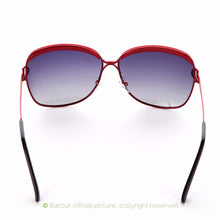 Load image into Gallery viewer, Polarized Ladies Sunglasses Women Gradient Lens Round Sun Glasses Square Luxury Brand Oculos Lunette De Soleil Femme