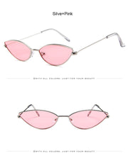Load image into Gallery viewer, Cute Sexy Cat Eye Sunglasses Women Retro Small Black Red Pink Cateye Sun Glasses Female Vintage Shades For Women