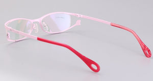 full Frames ladies Optics Eyeglasses women Clear Glasses Men Optical Metal Eye Glasses Frame red white for prescription eye