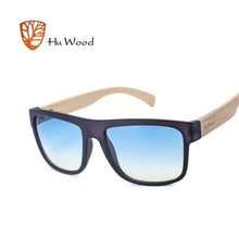 Load image into Gallery viewer, HU WOOD 2017  Arrival Sea Gradient Shades Sunglasses for Men Bamboo Sunglasses Red UV400 Lenses  Driving GR8010