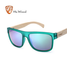 Load image into Gallery viewer, HU WOOD 2017  Arrival Sea Gradient Shades Sunglasses for Men Bamboo Sunglasses Red UV400 Lenses  Driving GR8010