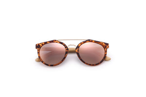 HU WOOD Brand Sunglasses Men Women Natural Bamboo Frame Sun Glasses Round Wrap Double Bridge Goggle Driving Travel GR8023