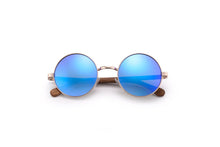 Carica l&#39;immagine nel visualizzatore di Gallery, HU WOOD Trendy Steampunk Sunglasses Men Women Retro Sun Glasses Round Natural Wood Frame Log Eyewear UV400 Daily Fishing GR8024